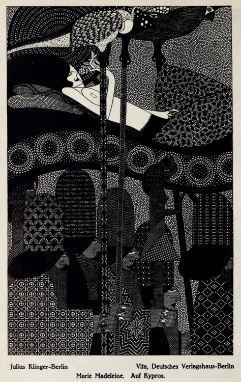 Julius Klinger (1876-1942), &ldquo;Neue Deutsche Buchillustration&rdquo; by Rudolf Bleistein, 1915  