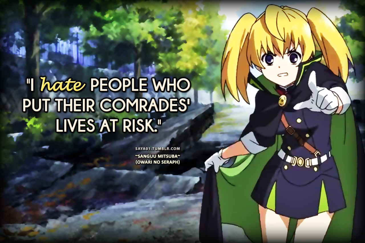 Anime & Manga Quotes — KAZE NO STIGMA