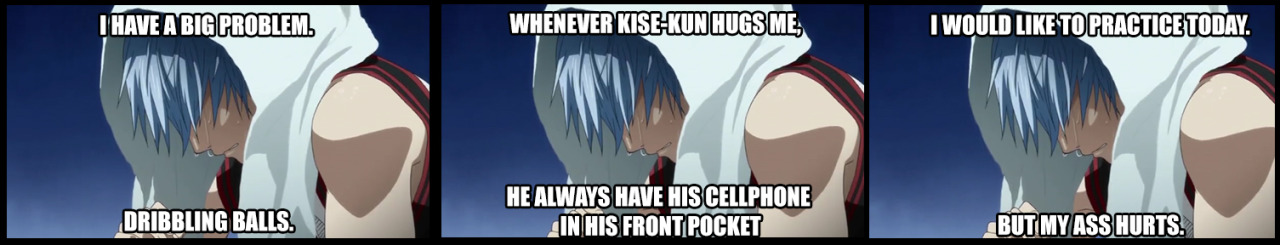 neomah:  neomah:   Innocent KurokoStraight-forward LuffyClueless NatsumeMisunderstood