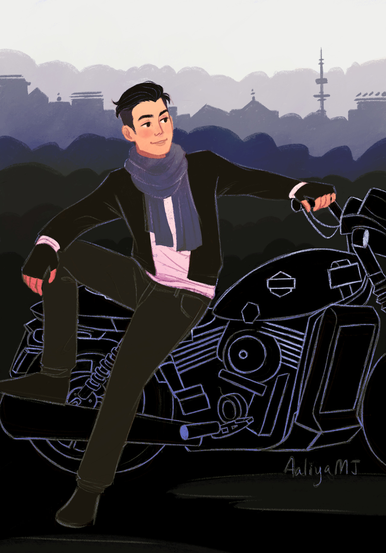 aaaliyaamj:My full piece for the @darkhorsezine from a few months back.This was