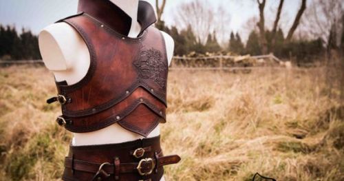 Medieval fantasy leather armor the Pirate by ArteideStudio