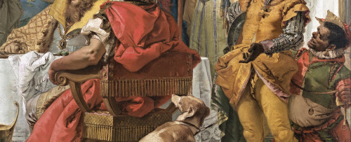 spoutziki-art: Giambattista Tiepolo - The Banquet of Cleopatra (details)