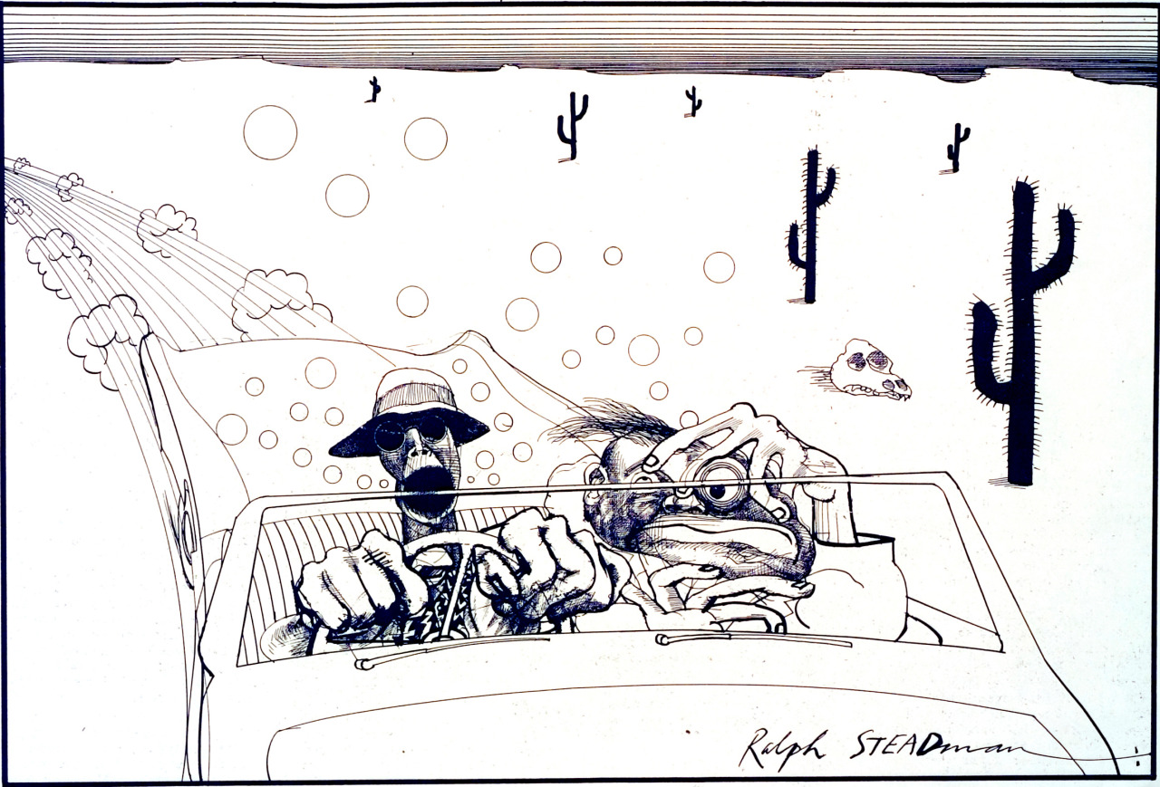 long70s:  RALPH STEADMAN   Strange memories on this nervous night in Las Vegas. Five