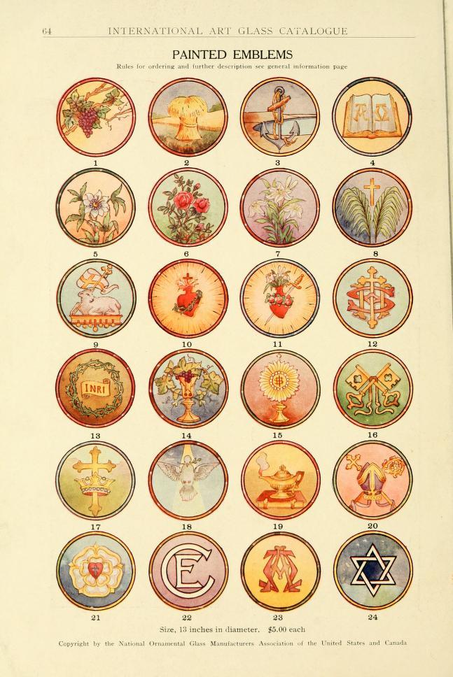 heaveninawildflower:  Designs taken from ‘International Art Glass Catalogue’