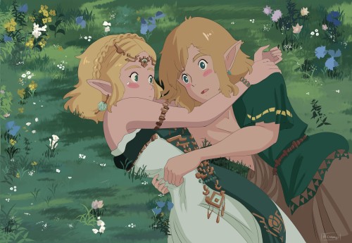 Hiii! Do You Remember My ZeldaxGhibli Redraws That I Did Last Year And Everybody Loves Them?? Well Those