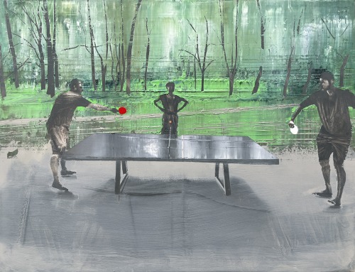 ping-pong II, 2022, oil/canvas, 92 x 120 cm