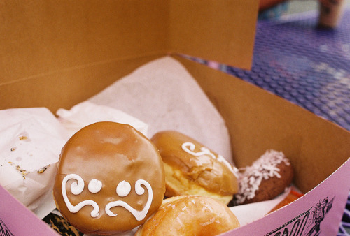 maple, vegan, custard filled. by suzy in blue on Flickr.