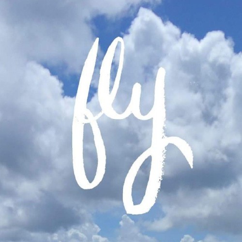 fly high~ #brushpenph #brushlettering #sky #fly #calligraphyph