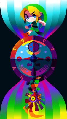 hollyfig:  Majora’s Mask Poster Excited about the 3DS remake! :D 