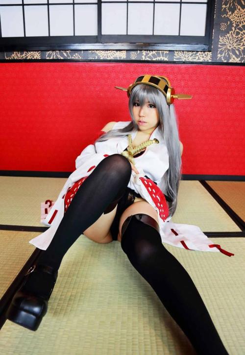 Porn Pics Kantai Collection - Haruna 1 More Cosplay