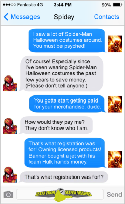 fromsuperheroes: Texts From Superheroes: Top 10 Halloween Texts  [Read More] 