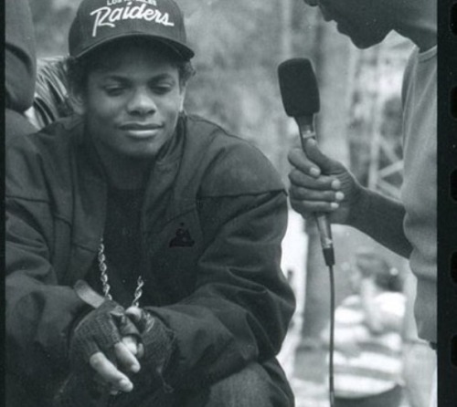 Eazy being interview by Fab Freddy 