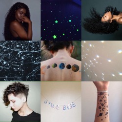 sapphic-moodboards:  Space wlw - Mochi