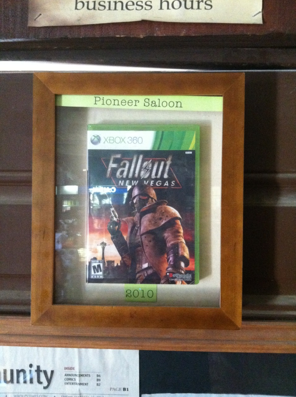 fyeahfallout:  Goodsprings: Town sign Saloon General store Copy of New Vegas they