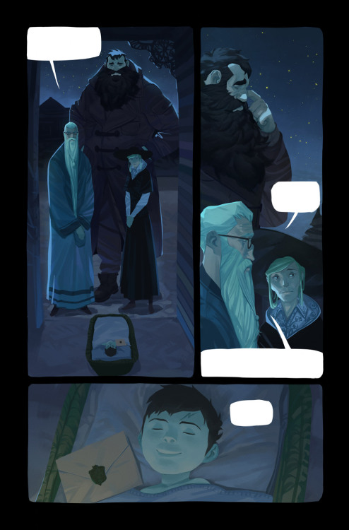 alicexz:nesskain:Gathering all the Harry Potter’s Fanart. 1 comic page per volume, it was fun 