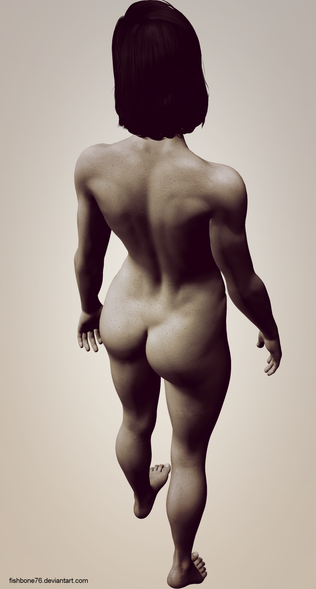 fishbone76:  sensual nude Shepard _ test shot 1 by fishbone76 There’s this awesome