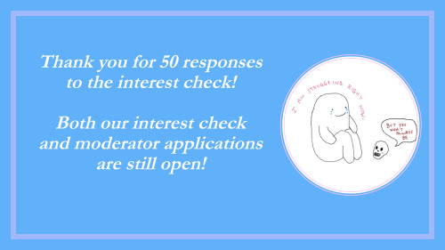 recoverybigbang: We’ve had an amazing 50 responses to our interest check already, and it’s still op