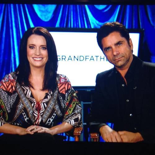 Paget Brewster &amp; John Stamos call in to talk with FOX local channels - “Grandfathered” Morning N