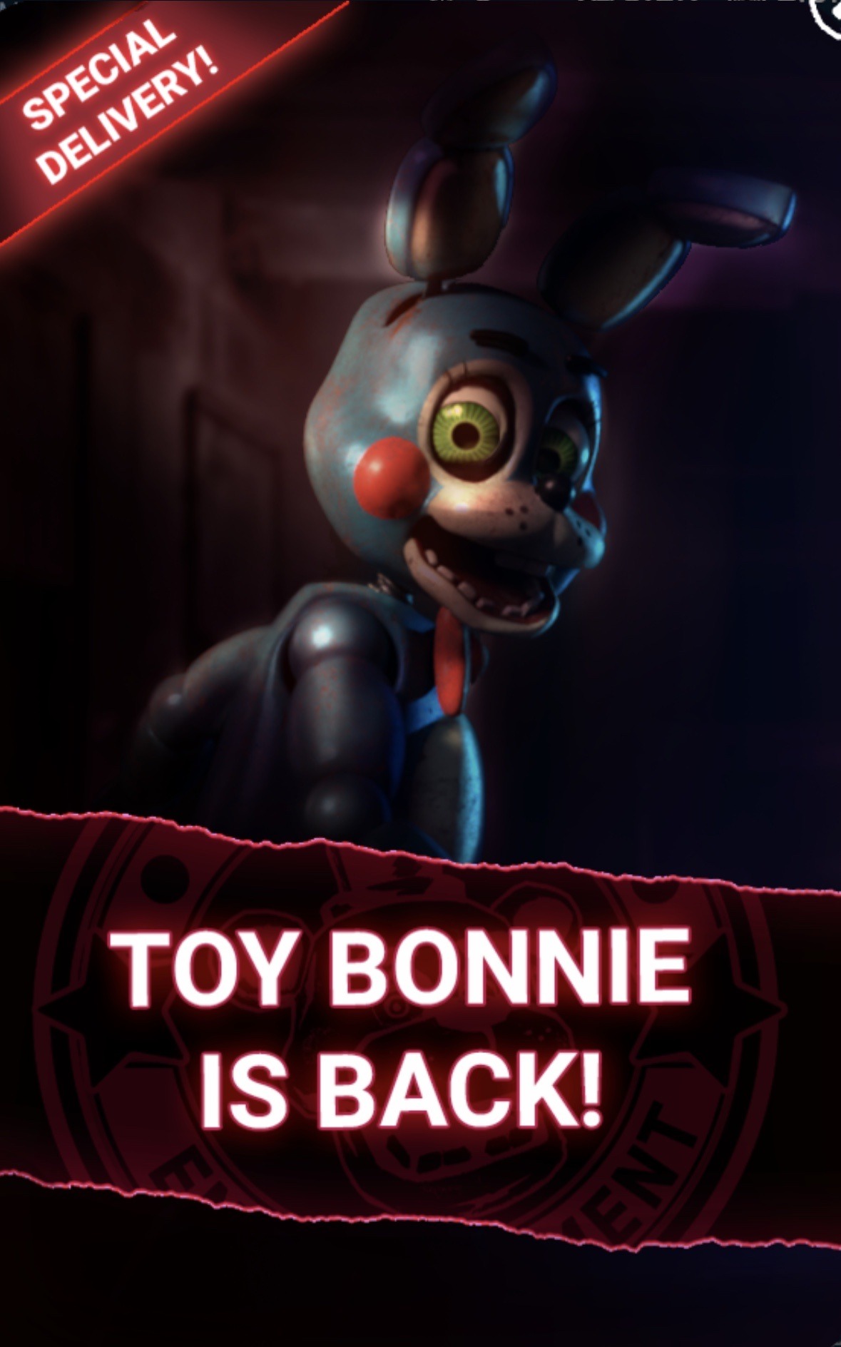 Fnaf Ar Toy Bonnie Icon Fnaf Ar Special Delivery 17 07 2020 Toy Bonnie Available Year Round Also