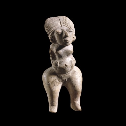 Pottery female figurine From the Pánuco Valley, Veracruz, Mexico Middle/Late Formative Period