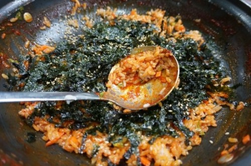 Spicy Chicken Stew 닭볶음탕 &amp; Fried Rice 볶음밥목포집, Sinsadong