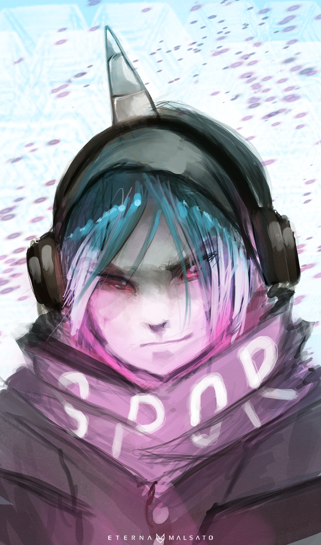 Needed a break. Made a quickie inspired by today&rsquo;s weather to refresh myself.Bonus