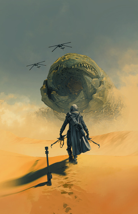 Dune cover art by Pascal Blanché: https://www.artstation.com/artwork/QrWmNr