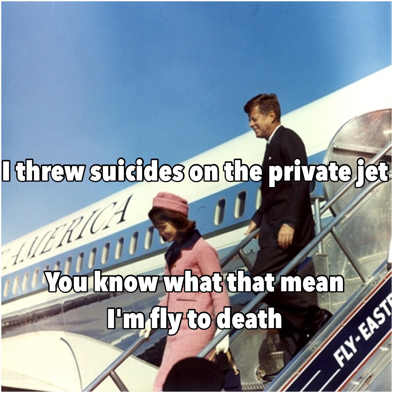 politiciansandhiphop:  John F. Kennedy &amp; Jackie Kennedy x Kanye West