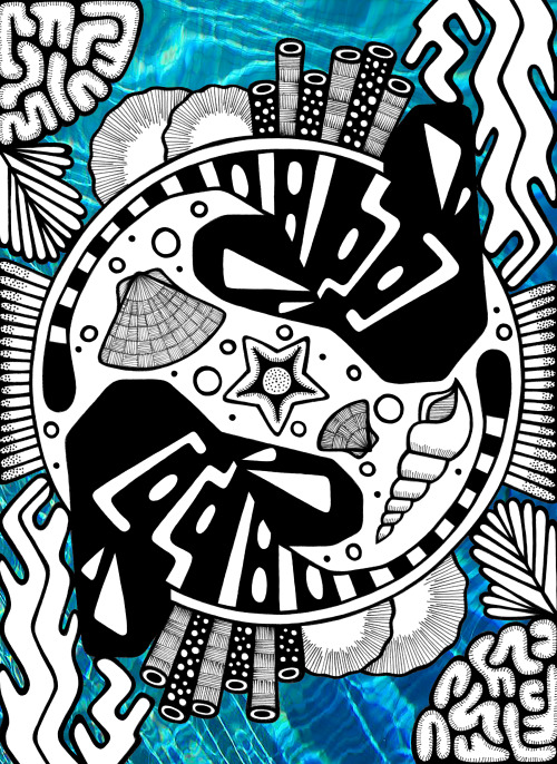 ZEBRA SHARK by Yuki Sambongi2016for Swim On 2 zine // buy prints // instagram