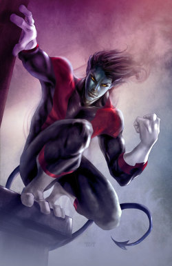 Famousfictionalcharacters:  X-Men Characters Day: Nightcrawler (Kurt Wagner) Artist: