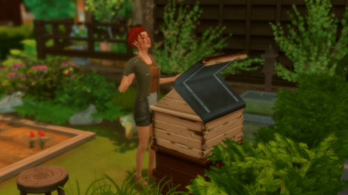 Today Valerie Worked In The Community Garden, Tending To The Crops And Nurturing The Bees, This Is Where