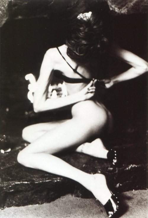 slippage2:  Stephanie Seymour. Ellen von Unwerth, Santa Barbara, 1992.