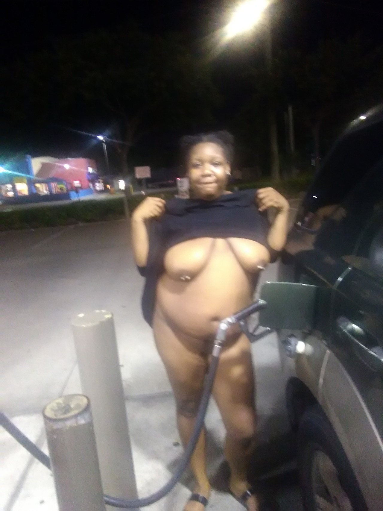alexxisjones:  The gas attendence was starting I got a little nervous. @ HEB in Houston