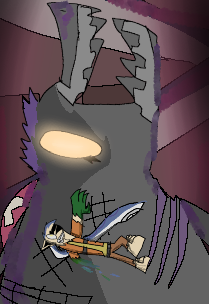 Day 13 Of @neomagicstar 's Salmon-tober Art Prompt - King Salmonid Encounter