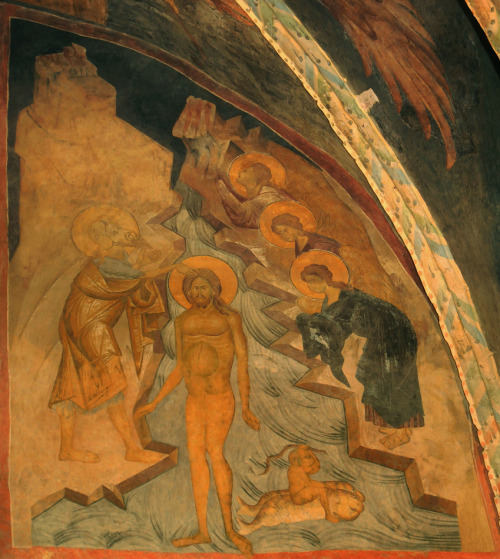 Frescos from the Holy Trinity Chapel, XV century, Lublin, Poland.fot. Bartłomiej Bułtowicz (source o