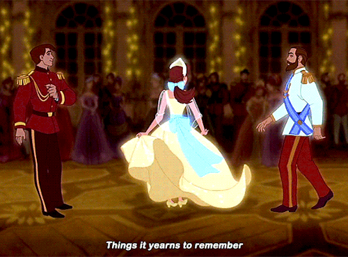 beyonceknowless:  Dancing BearsPainted WingsThings I almost rememberAnd a song someone singsOnce upon a DecemberANASTASIA (1997)