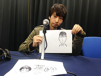 The 7th episode of the Attack on Titan: Junior High After School Radio Program featured Kaji Yuuki (Eren) and Ishikawa Yui (Mikasa) as guests for the first portion! Meanwhile, Hashizume Tomohisa (DJ Bertholt) drew his own character for his segment of