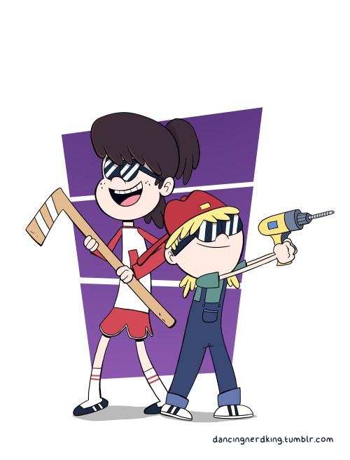 Lynn and Lana as an 80s buddy cop duo!