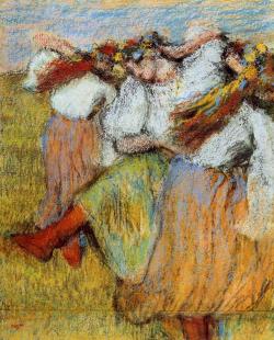 artist-degas:  Russian Dancers by Edgar Degas