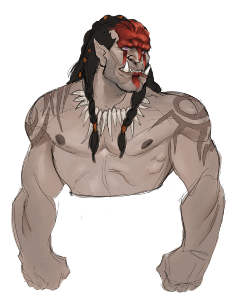 mandromeda:  Is he a big Mag’har, or a small Mok’Nathal we rlly don’t know