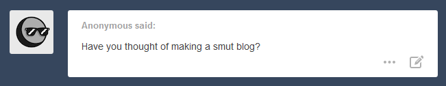 Well, I used to have one but&hellip; I don’t know, it sorta stopped. I’m