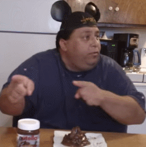Before and after eating ass