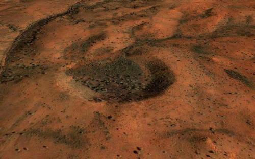 Impact Crater could shed light on Quaternary environment and climate.The Hickman Crater, located in 