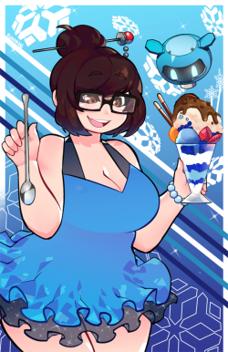 saane:    Mei and Snowball~ This will be one of the prints I’ll be selling at AX, along with some other merch I’ll compile later!  