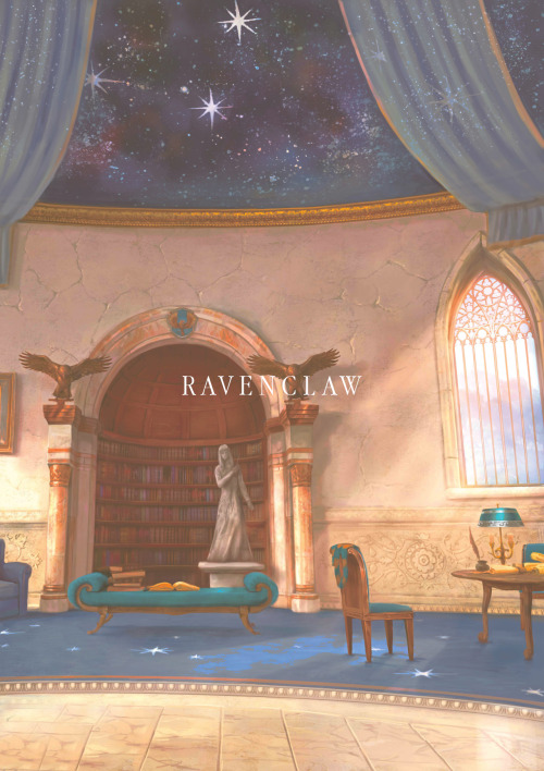 library-mermaid-blog: Pottermore // Common Rooms