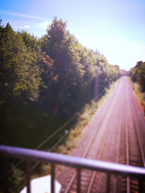 A bridge and some train rails ;)