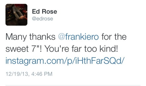 Ed Rose mixed Frank&rsquo;s solo songs on the upcoming release, a total of thirteen tracks.