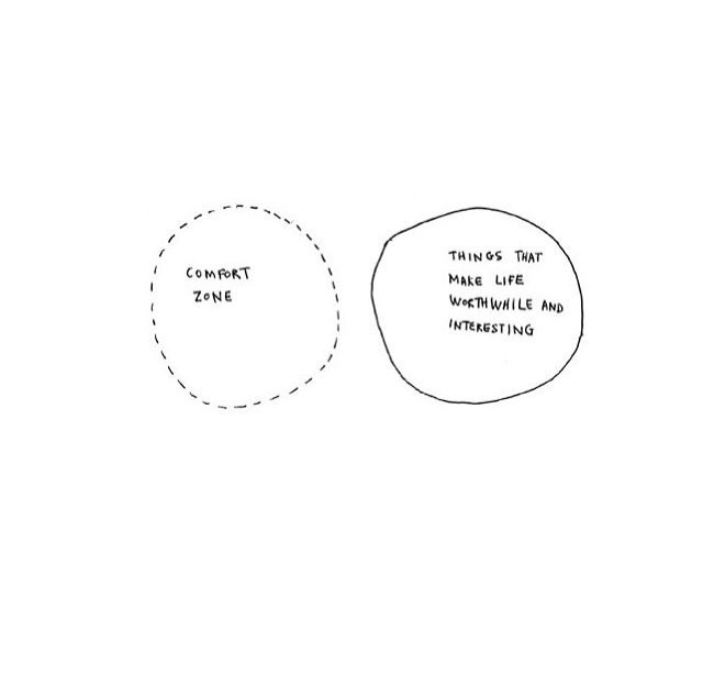 oceanhabitant:  5 keys that will help you out of your comfort zone 1. Face your resistance