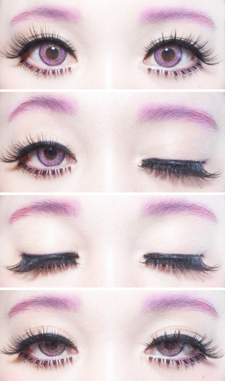 ichigoflavor:  Winku~! It’s the first time I included my eyebrows in an eye photo~ 