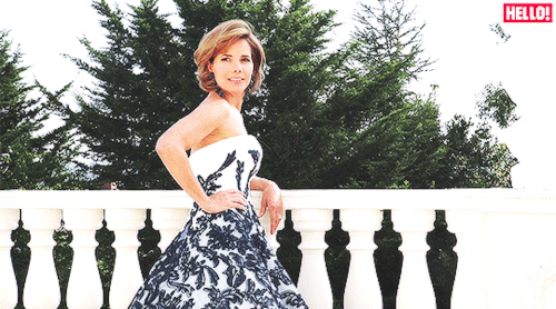 Darcey Bussell on the set of Hello! Magazine